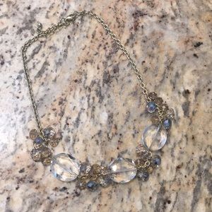 Gem statement necklace